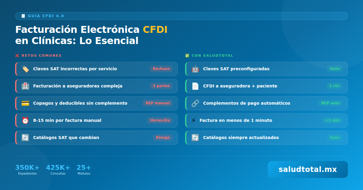 Facturación Electrónica para Consultorios Médicos: Guía CFDI 4.0 (2026)